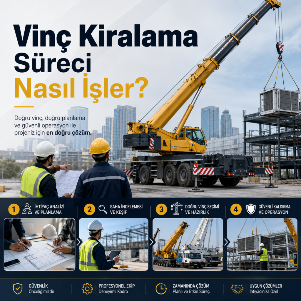 Vinç Kiralama Süreci Nasıl İşler?